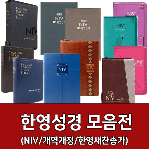 아가페 한영 성경책 모음전(영한 영어 NIV 개역개정)