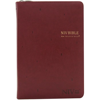 자체브랜드 NIV BIBLE (중/단본/색인/지퍼/비닐/레드와인)